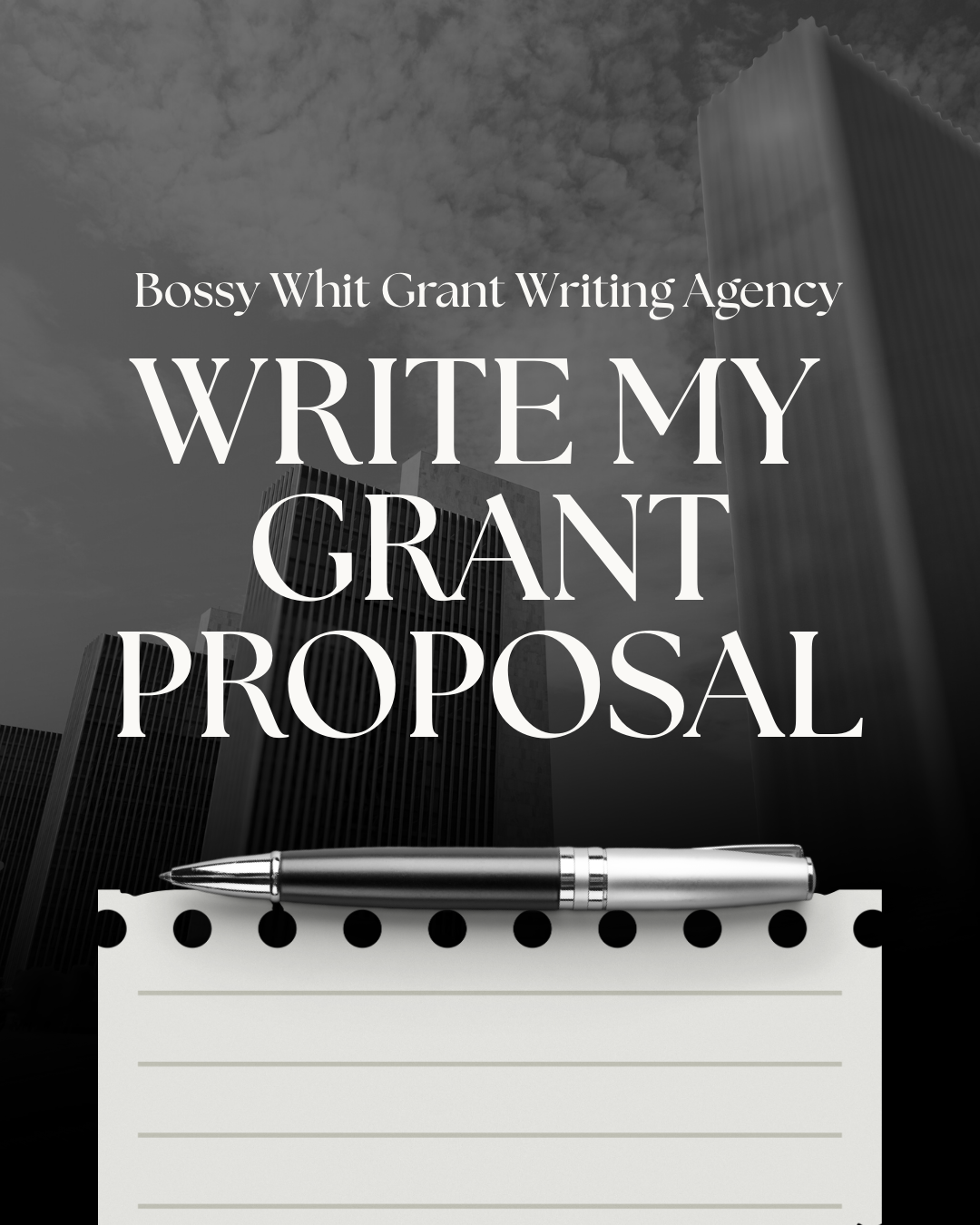 Write my grant proposal